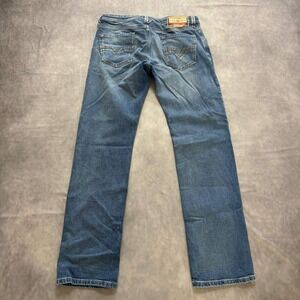 Diesel Industry Mens Straight Leg Blue Denim Jeans Medium Wash Size 34x34